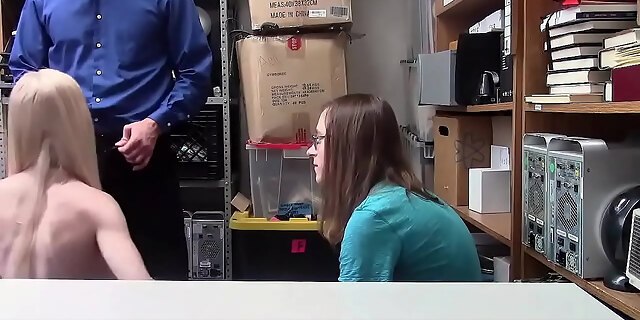 blowjob,boyfriend,caught,hardcore,office,police,punishment,small tits,spy,teen