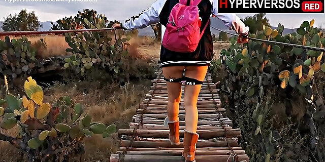 big ass,flashing,latina,mexican,outdoor