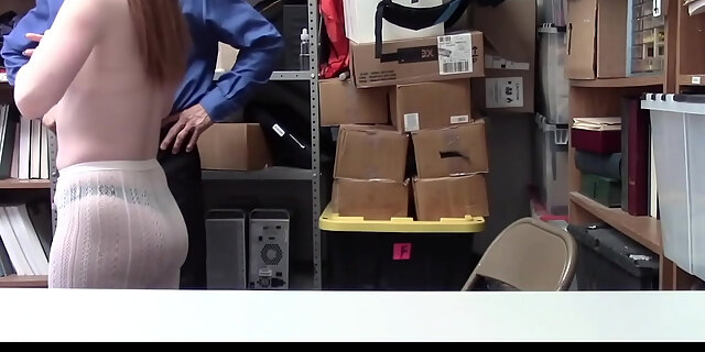 blowjob,caught,office,police,redhead,shoplyfter,teen