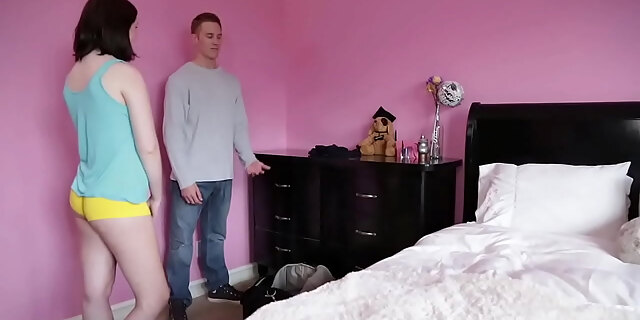 big cock,blowjob,caught,hardcore,petite,real,small tits,taboo,teen