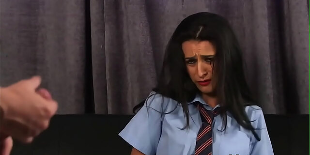 brunette,cfnm,femdom,fetish,hd,humiliation,lingerie,mistress,uniform