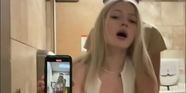 amateur,babes,bathroom,blonde,college,creampie,public