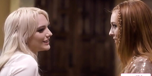 babes,blonde,boobs,fingering,hairy,hairy lesbian,lesbian,lingerie,petite,redhead,small tits